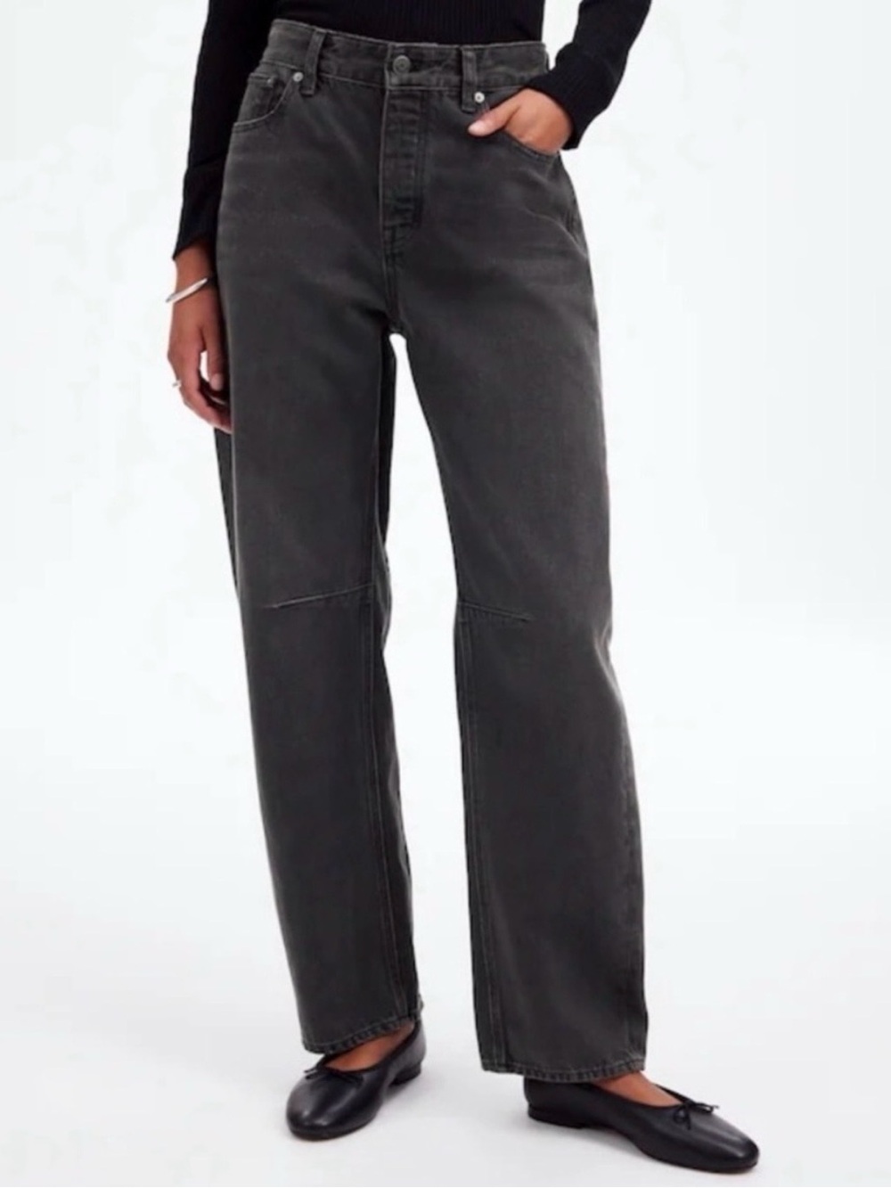 Madewell Darted Barrel Jeans 29